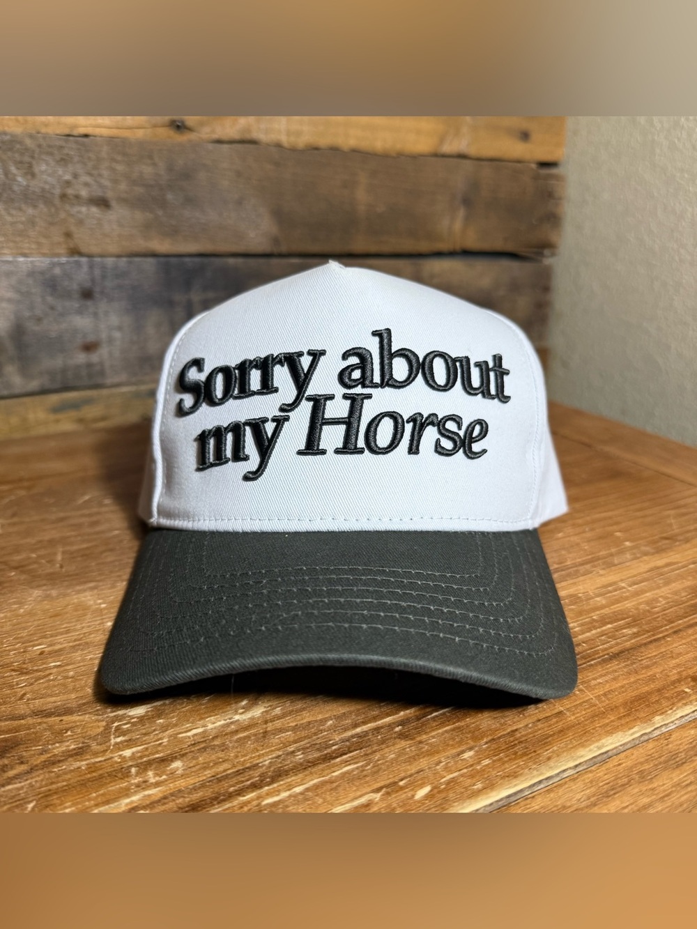 Ranch Dress’n Trucker Hat “Sorry About My Horse” - Picture 7 of 9